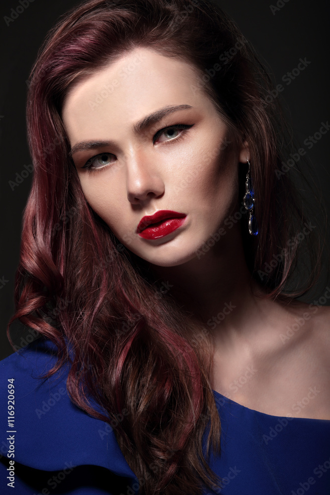 Portrait of a woman. Portrait of a woman.