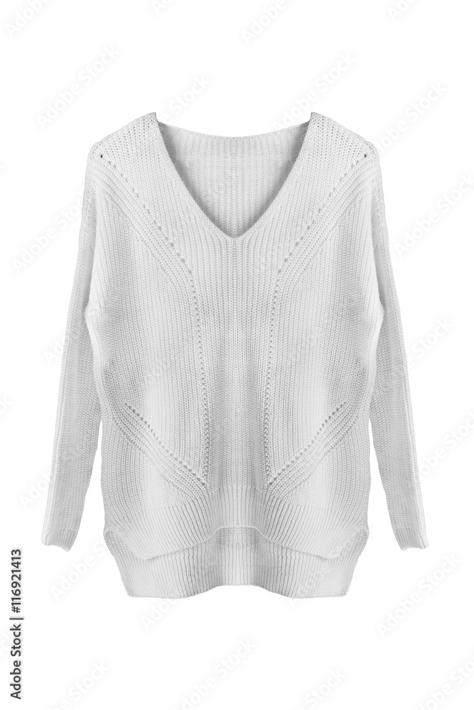 Fototapeta premium White sweater isolated