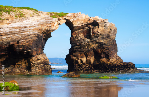 Natural arch at As Catedrais beach