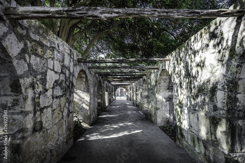 Fototapeta Naklejka Na Ścianę i Meble -    Old Corridor in the Alamo