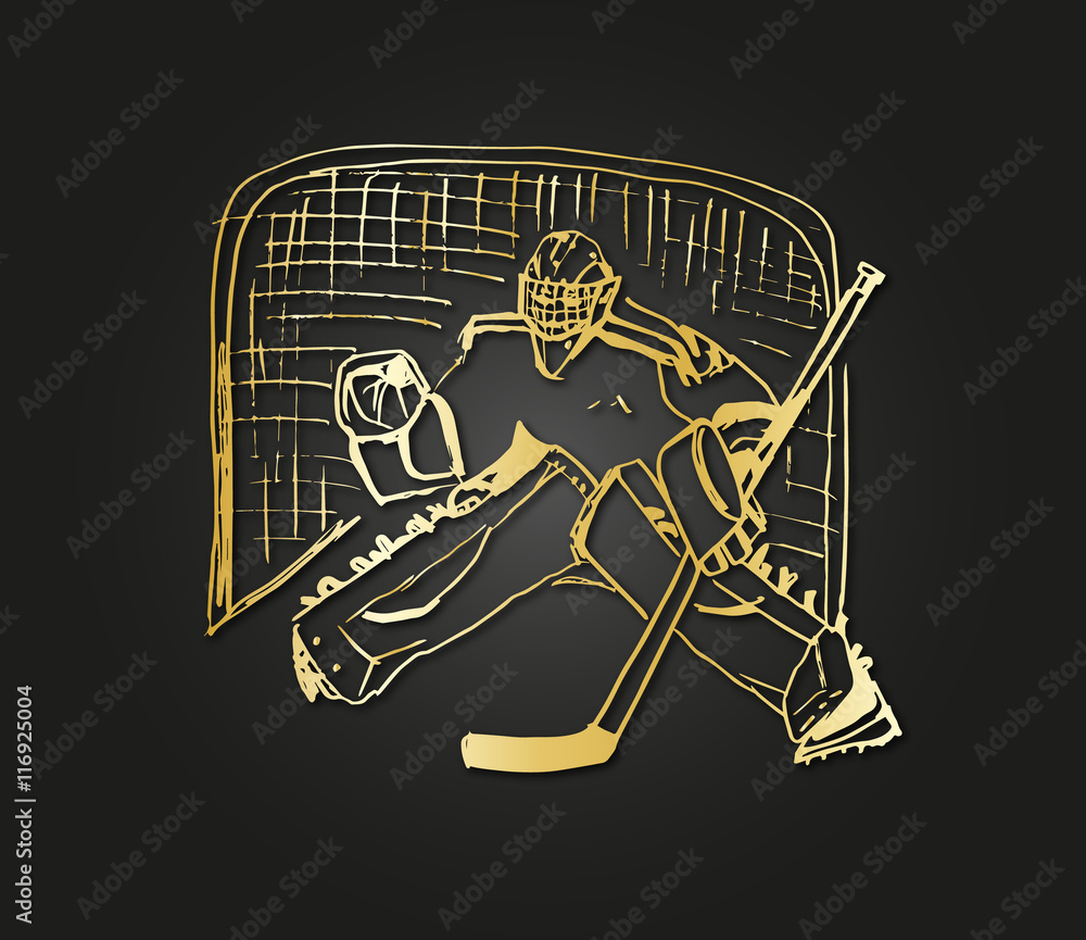 hockey golden goalkeeper