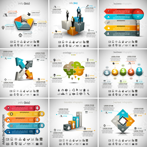 9 in 1 Infographics Bundle