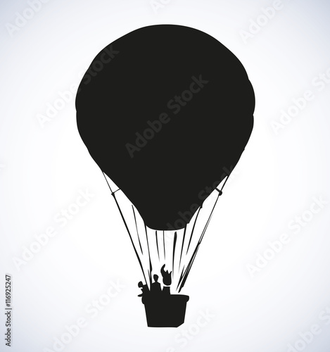 Balloon. Vector drawing