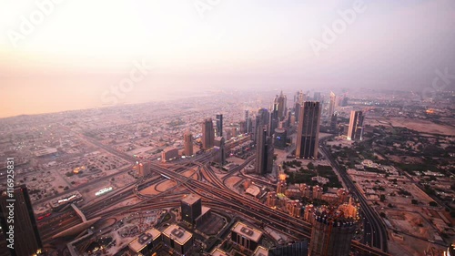 View of Dubai from the sky