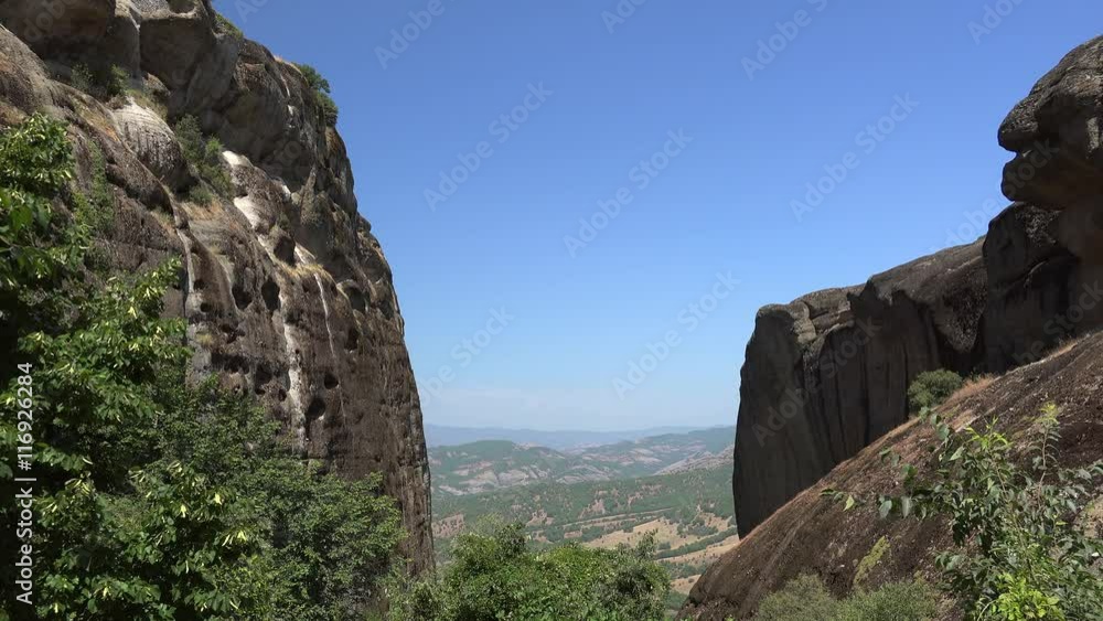 Meteora monolithic mount formation. Greece Meteora monolithic mount formation. Greece