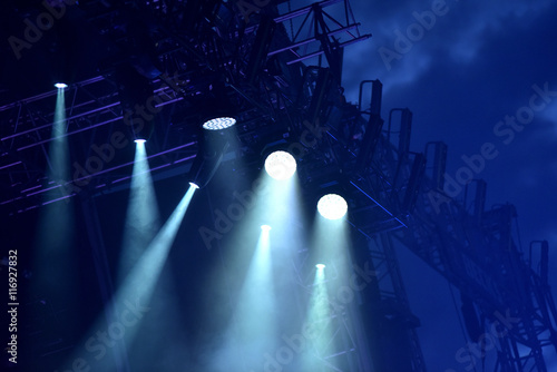 Stage lights at concert