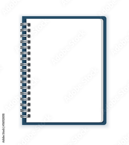 Notebook paper vector