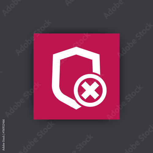 Shield flat icon