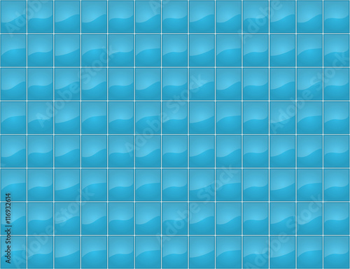 Blue tile seamless texture