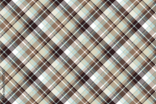 Brown blue diagonal fabric seamless pattern