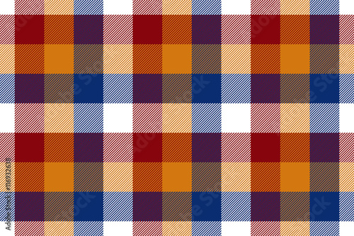 Colored check seamless fabric texture