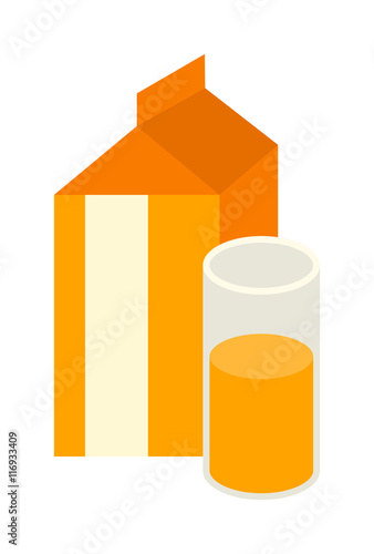 Glass of orange juice fresh drink beverage healthy drink isolated vector illustration. Glass of juice pineapple and multi fruit and citrus sweet juice glass. Citrus juice sweet liquid.