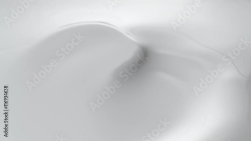 Swirl in milky liquid surface. Shot with high speed camera, phantom flex 4K. Slow Motion. 