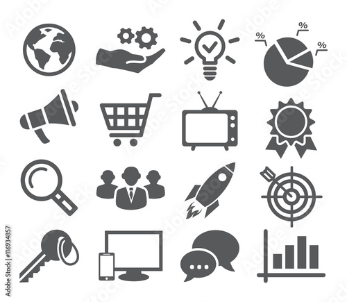 Marketing icon set