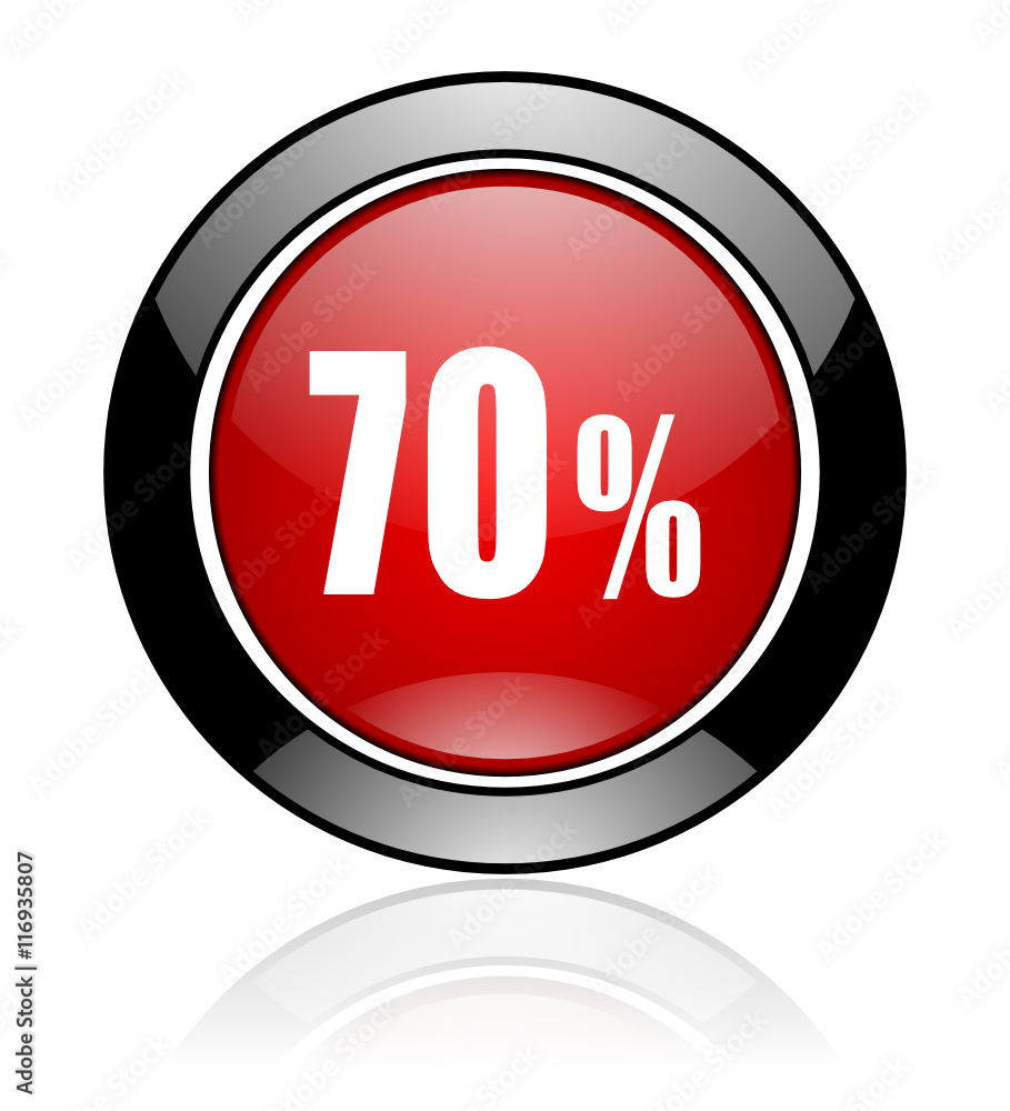 Red round vector icon Red round vector icon