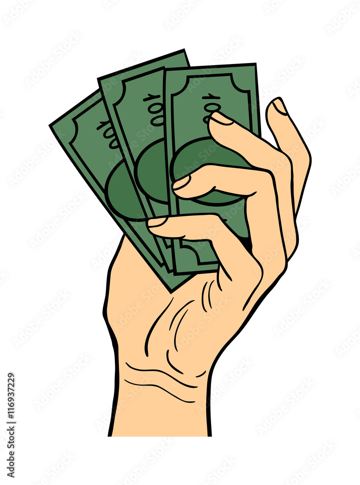 money in hand clipart bing
