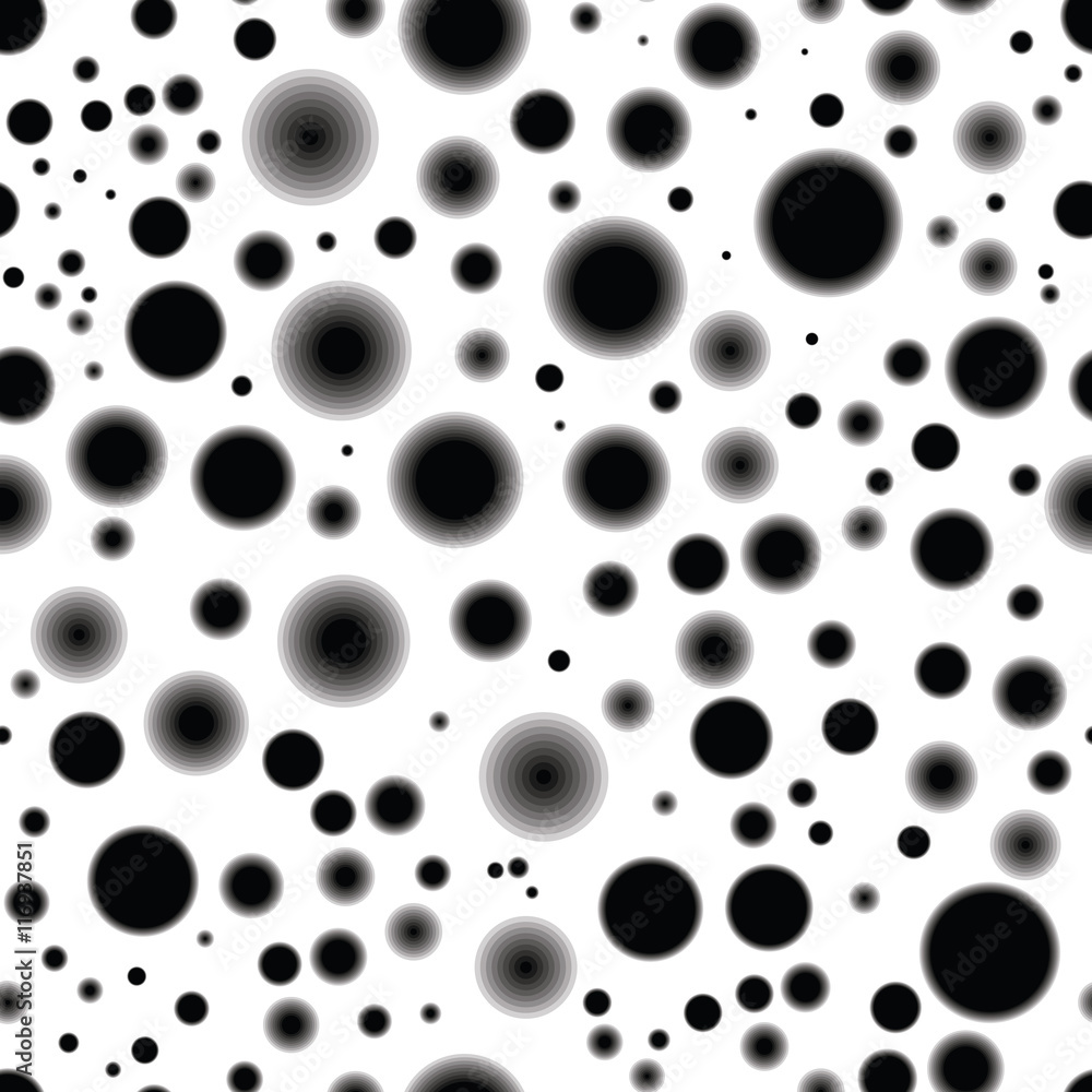 Seamless vector texture - circles on a white Seamless vector texture - circles on a white
