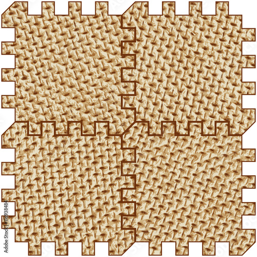 Tiles of the hardboard