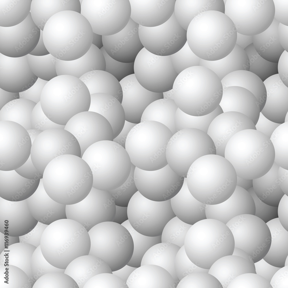 Seamless pattern - monochrome matt balls Seamless pattern - monochrome matt balls