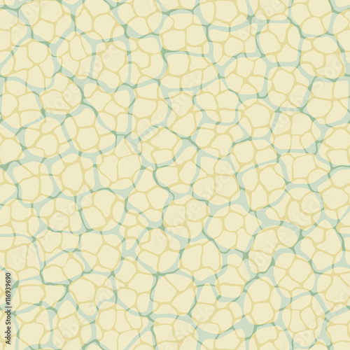 Simple biomass cellular vector seamless pattern