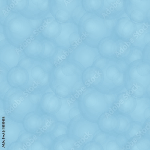 Vector seamless abstract blue foam pattern