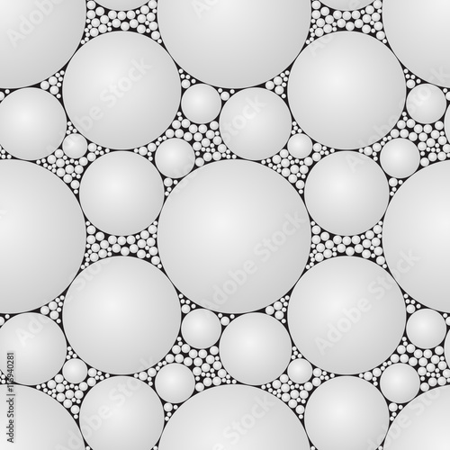 Vector white and black seamless pattern - square texture with bu