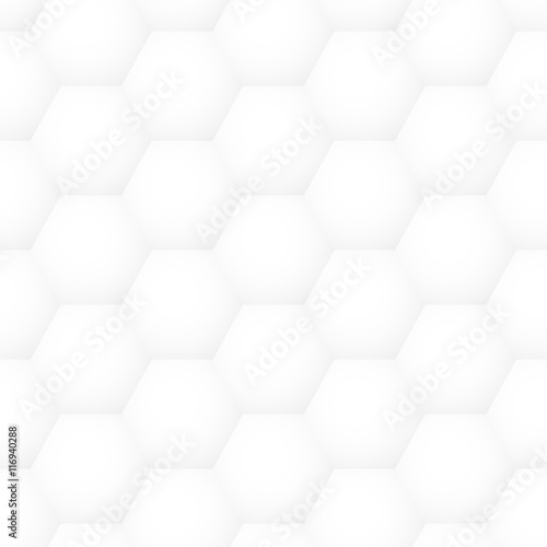 Vector seamless volume honeycomb abstract pattern - square graph