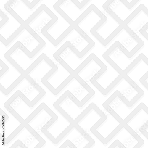 Vector geometric abstract pattern - gray seamless simple tribal