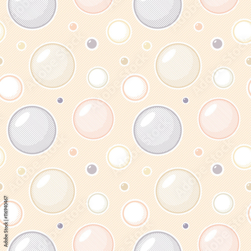 Abstract scetch style vector vintage pattern. Chaotically waterc