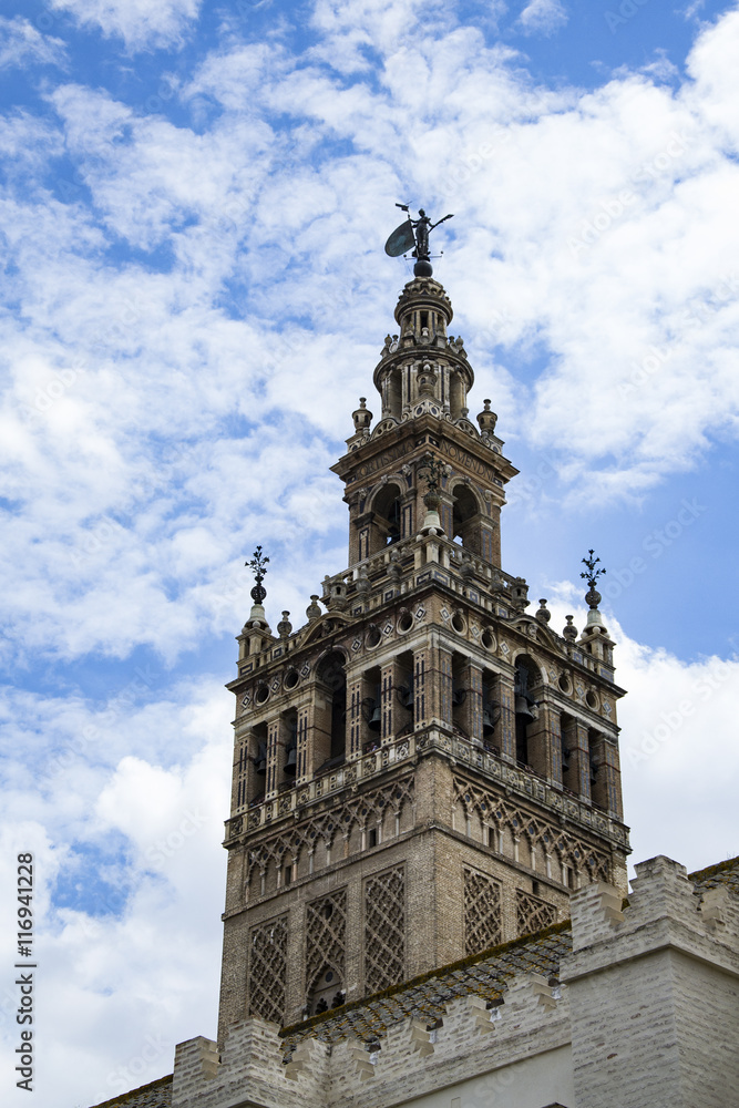 Vista della Giralda della cattedrale di Siviglia