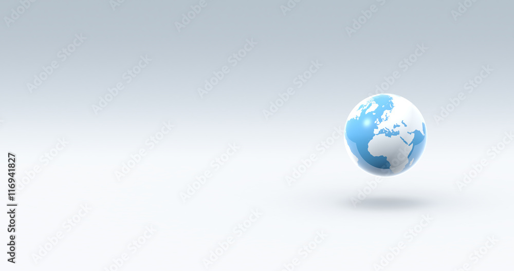 Fototapeta premium Earth World Globe, Europe