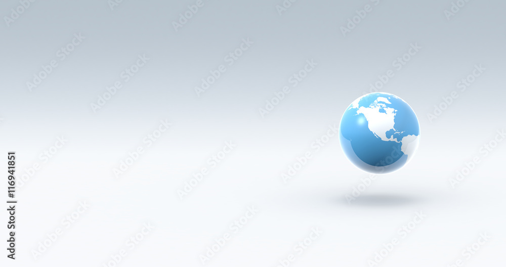 Fototapeta premium Earth World Globe, North America