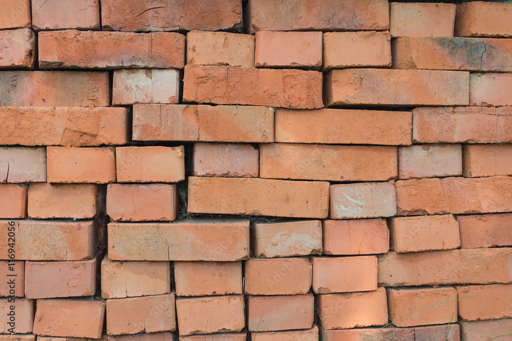 folded in a heap of old red bricks folded in a heap of old red bricks