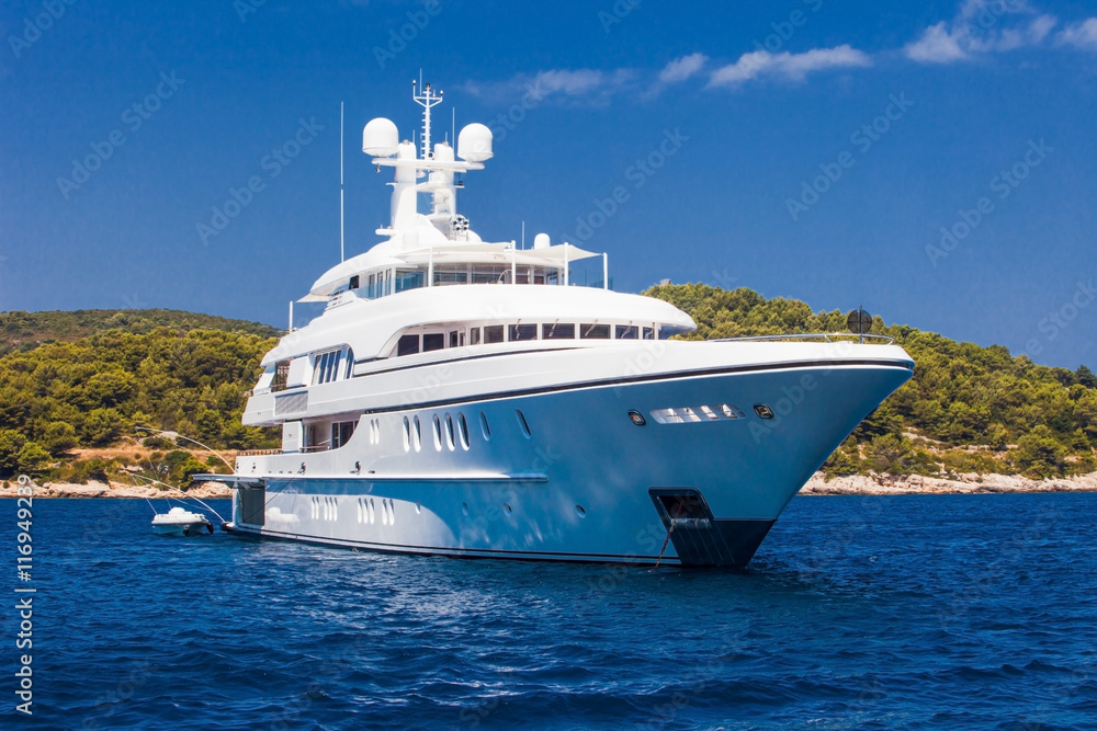 Sailing yacht boat on Adriatic sea 