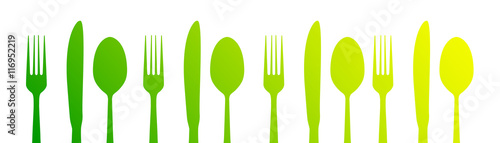 posate, icone, cucina, cucinare, gastronomia