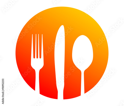 posate, icone, cucina, cucinare, gastronomia