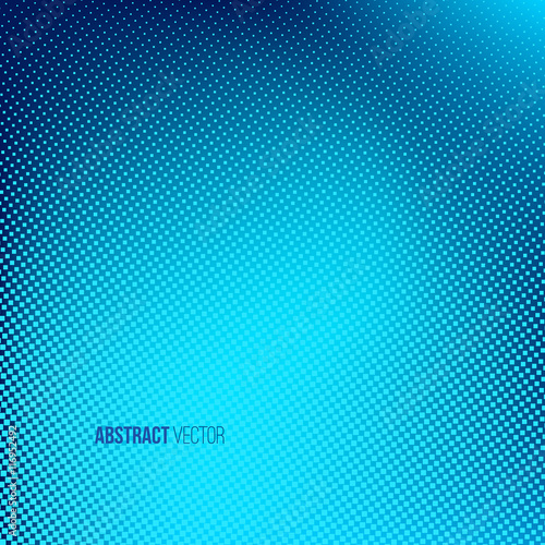 Blue abstract halftone background. Creative vector illustration