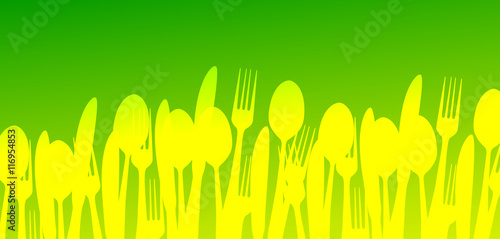posate, icone, cucina, cucinare, gastronomia