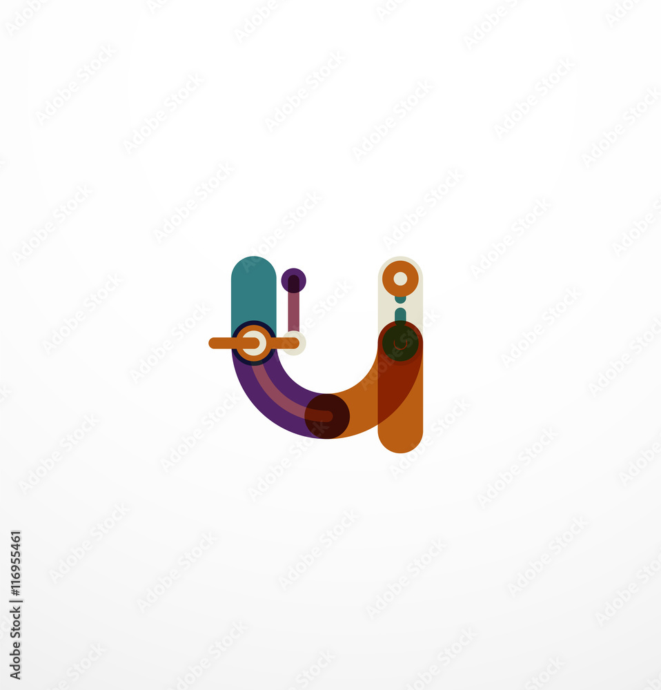 Linear business logo letter Linear business logo letter