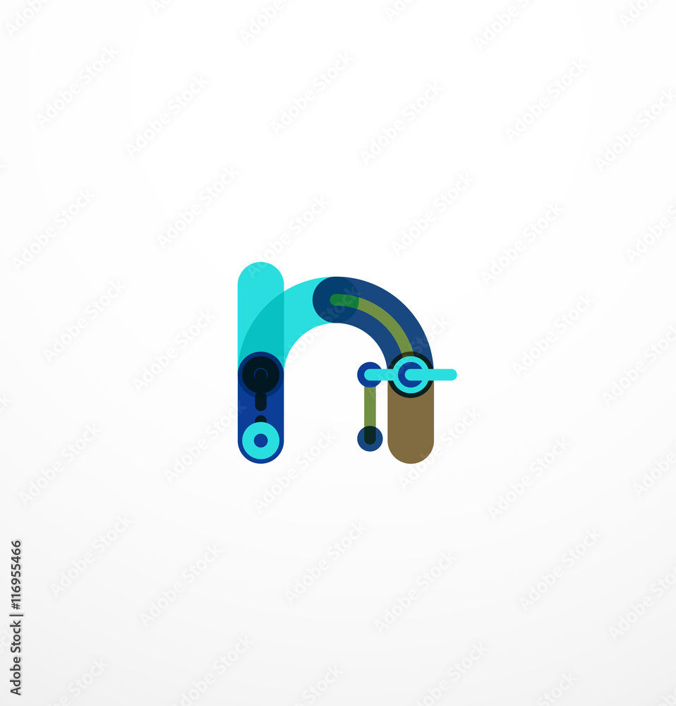 Linear business logo letter Linear business logo letter