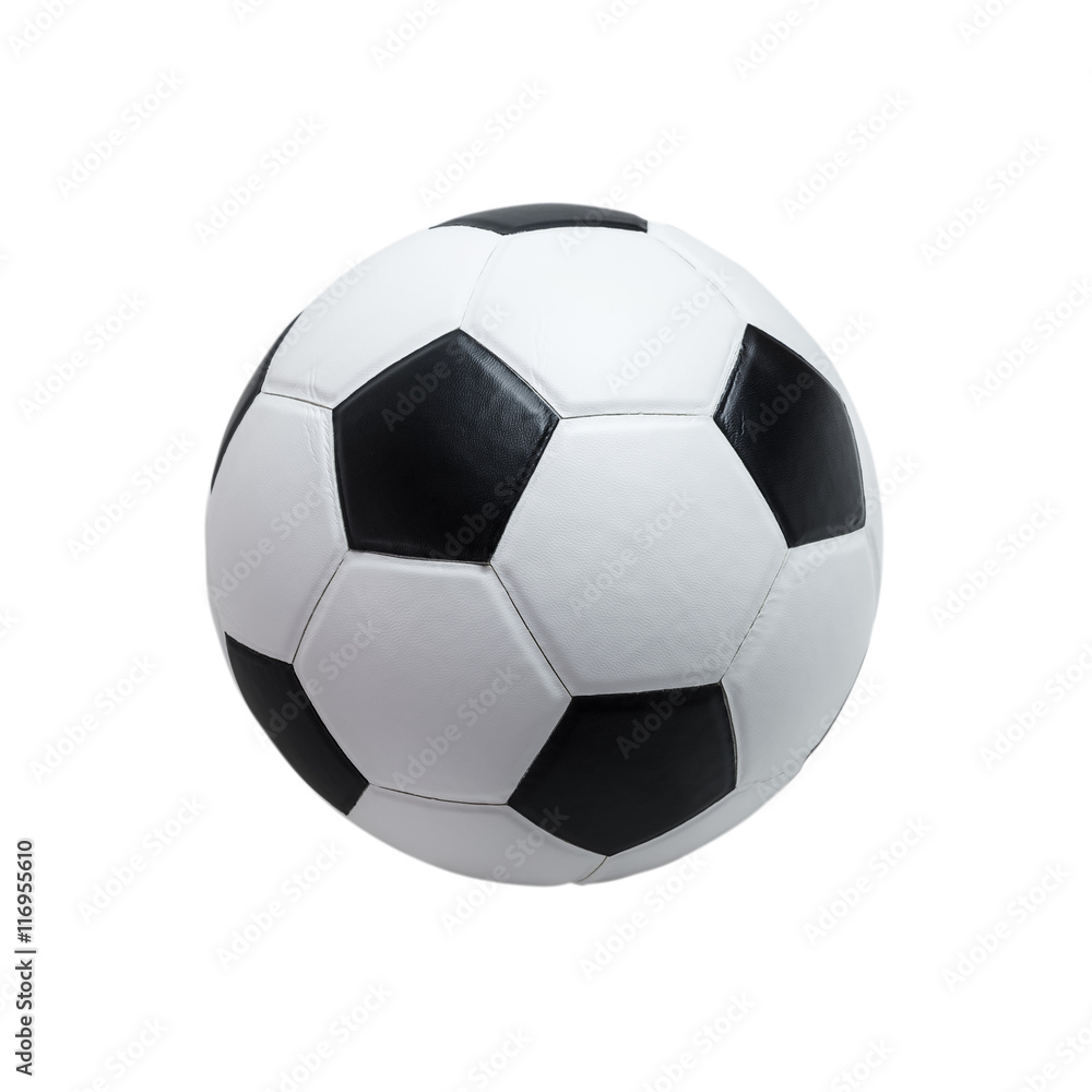 soccer ball isolated on white