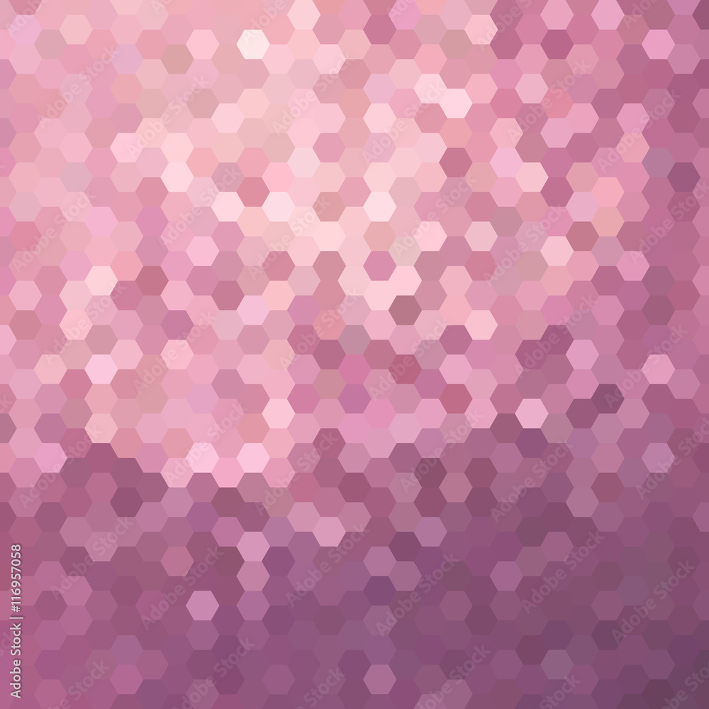 Pink honeycomb background illustration