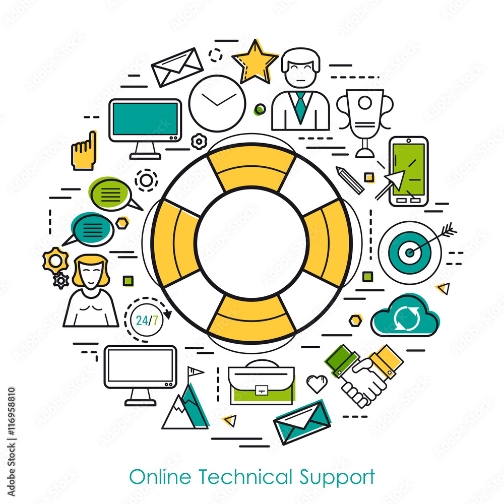 Technical Support Online - Line Concept Technical Support Online - Line Concept