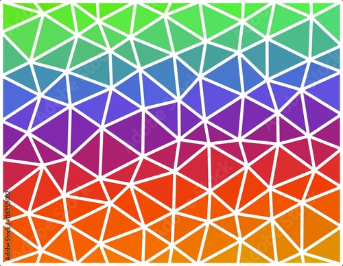 Abstract colored geometric low polygonal background