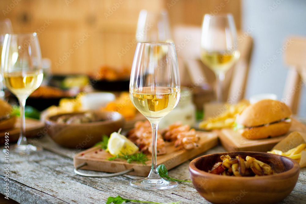 Friends Friendship Outdoor Dining People Concept