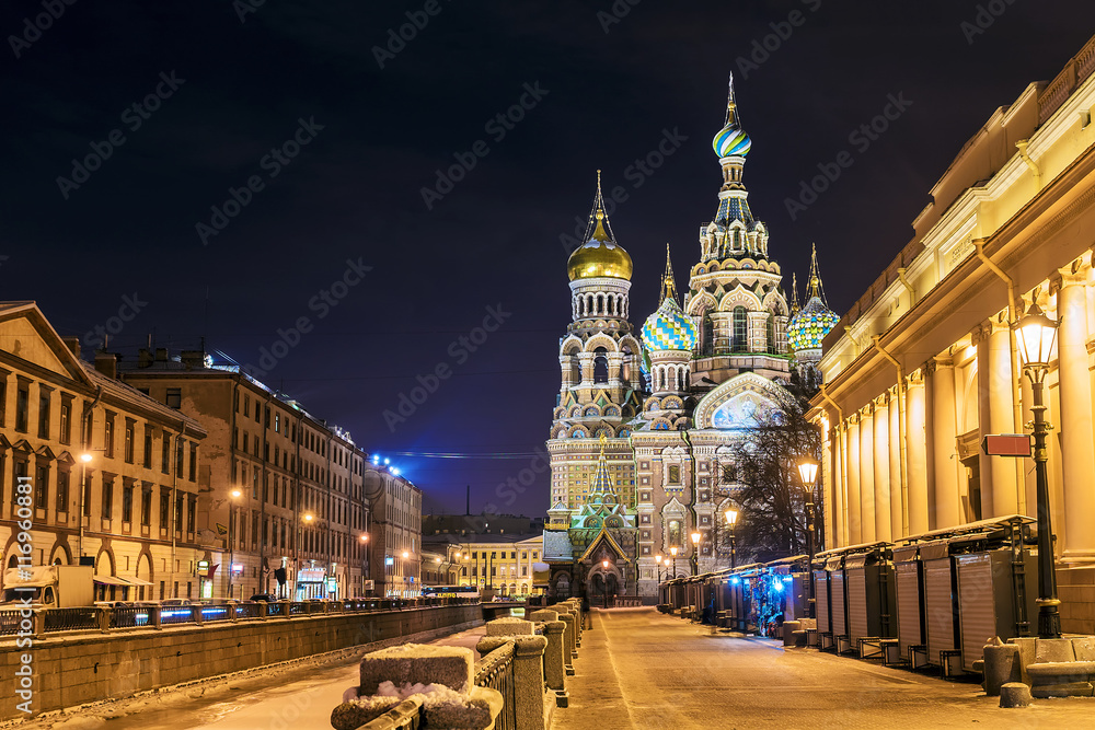 Cathedral of Our Savior on Spilled Blood in St. Petersburg