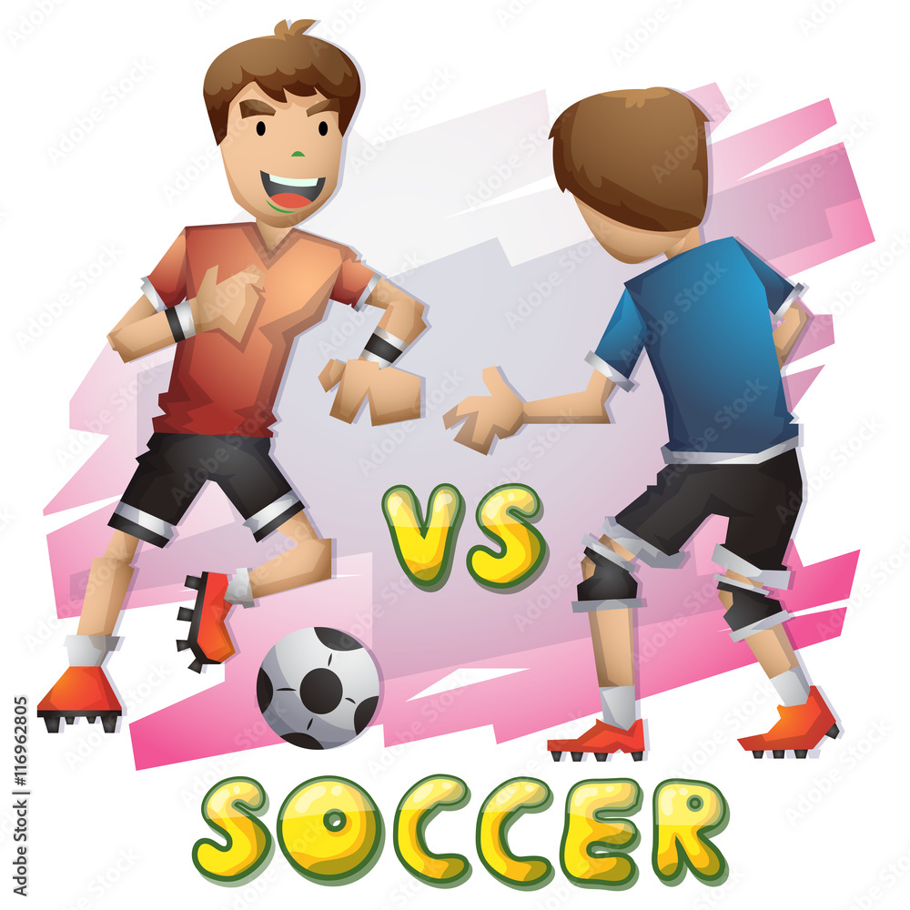 Cartoon vector soccer Olympic sport with separated layers for game and animation, game design asset Cartoon vector soccer Olympic sport with separated layers for game and animation, game design asset