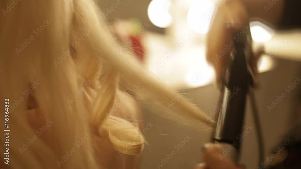 Hair Styling in a Process Hair Styling in a Process