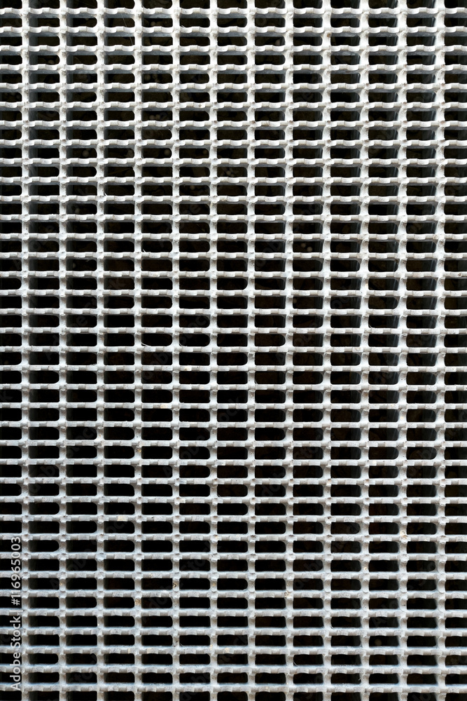 stainless steel grate, stainless grille, iron background, detail grids