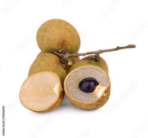 Longan ,Asian fruit isolated on white background photo